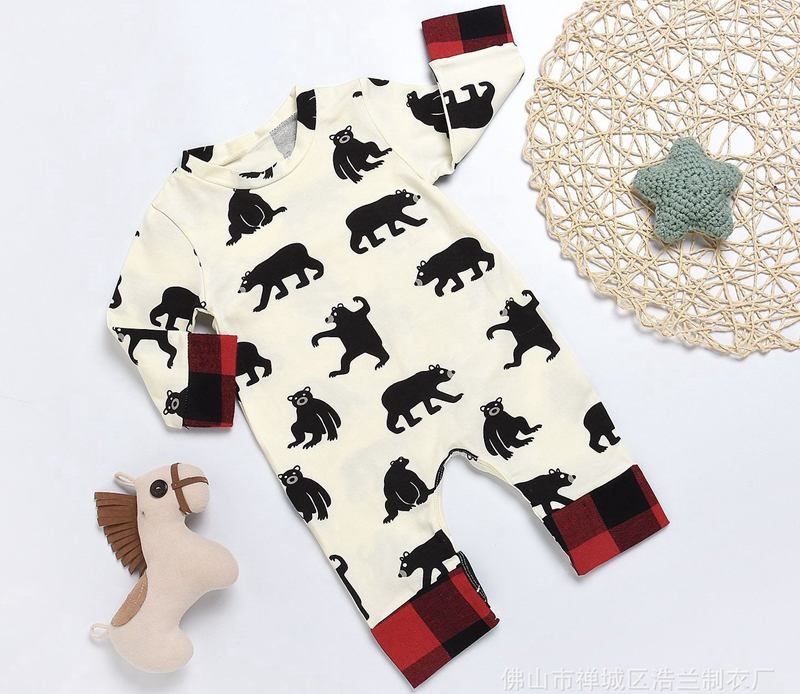 bear bum romper