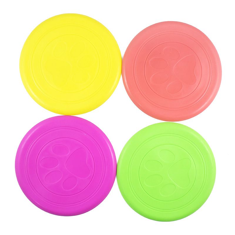 2021 Pet Dog Frisbee Disk Soft Silicone Flying Disc Pet Toy Training