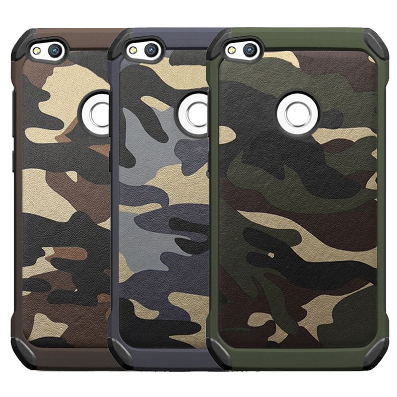 coque portefeuille huawei p8 lite 2017 camouflage