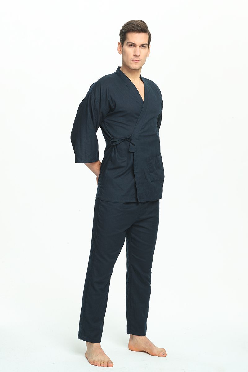 Clan Mucho imán 100% Algodón Pijamas Japonés Hombres Pijamas Para Hombres Pijamas Hombre  Hombres Pijama Algodón Hombres Pijamas Kimono 356 De 25,63 € | DHgate