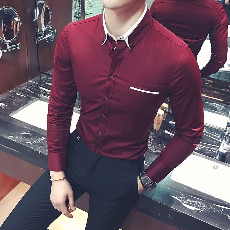 camisas para hombre slim fit