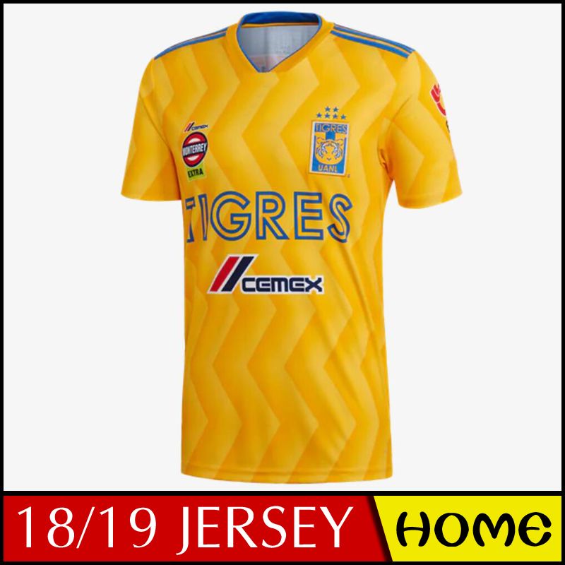 Compra Tigres UANL 2018 19 Home Jerseys 2018 2019 Tigres UANL Jersey De  Fútbol Casa Rugby Jerseys GIGNAC CHICHARITO Camiseta De Fútbol Rugby Jerseys  Barato | Entrega Rápida Y Calidad | Es.Dhgate