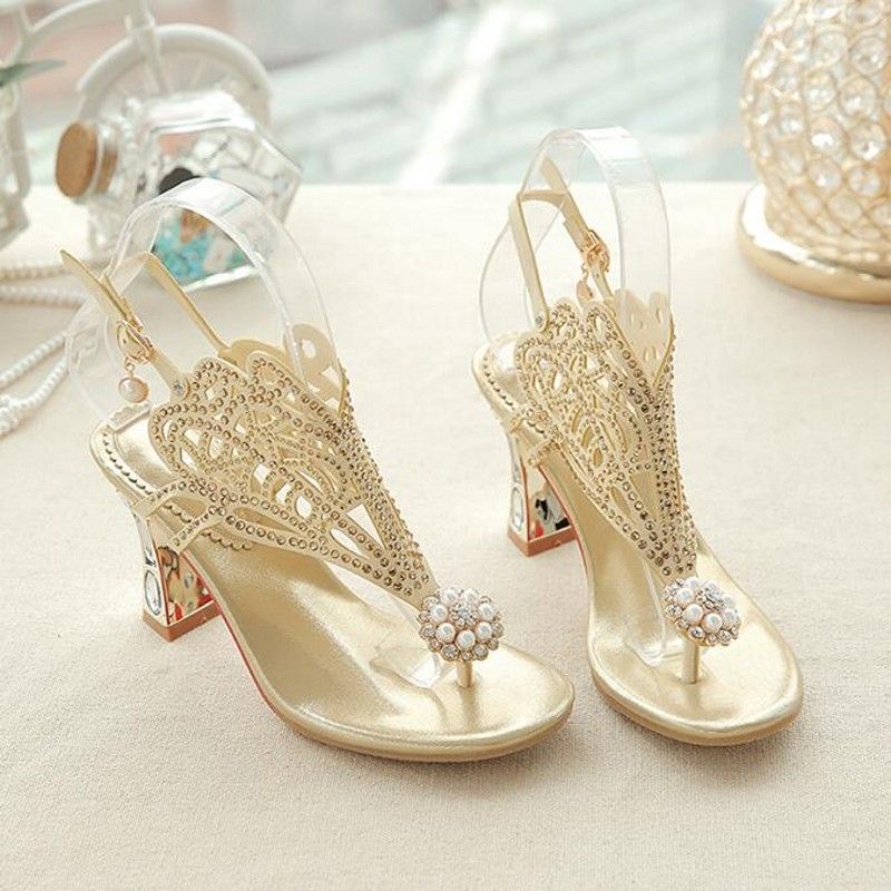 bridal crystal shoes
