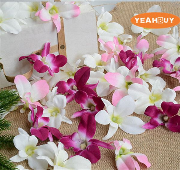 Satin Al 5 Renkler Yapay Ipek Orkide Cicek Baslari Cattleya Diy Dugun Cicekleri Celenk Sac Aksesuari Bilek Korsaj Suslemeleri Tl135 6 Dhgate Comda