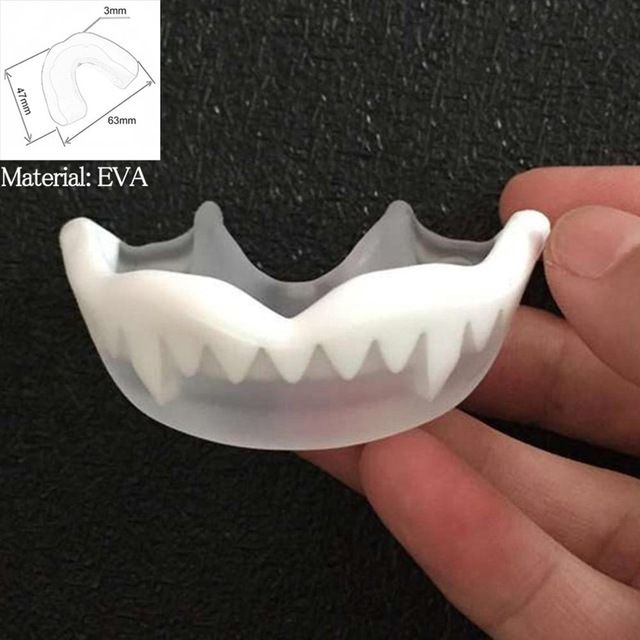 Transparente y Blanco Desconocido Profesional Suave EVA Fútbol Fútbol Baloncesto Boxeo tailandés Protector bucal Karate Adulto Muay Seguridad Protector bucal Protector Dental