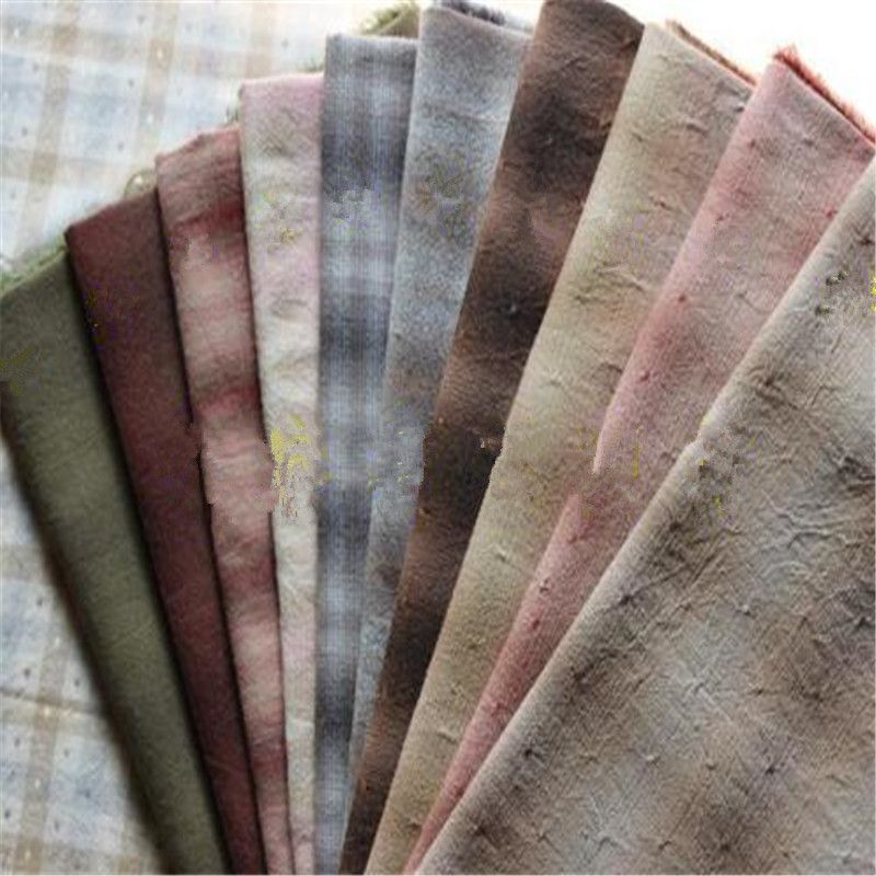 Fabric Yarn Dyed For Sewing Handmade Patchwork Materials 20 Pieces//Lot Cloth New