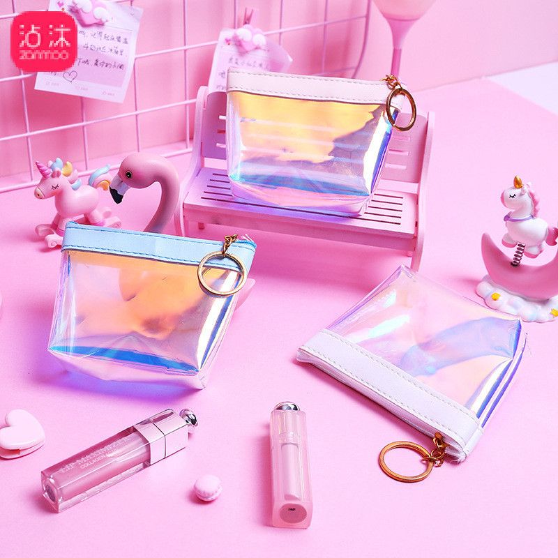 girl rainbow wallet