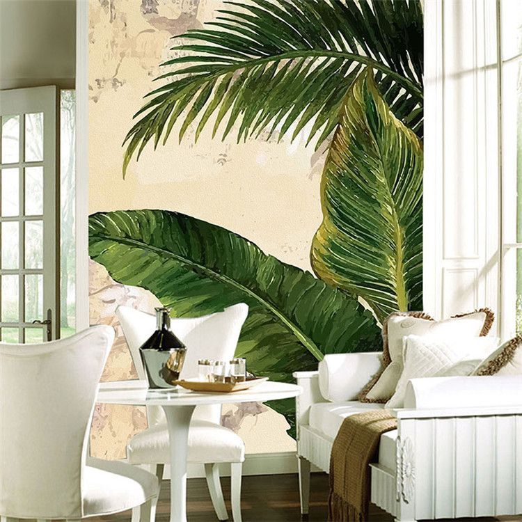Compre Papel Fotografico De Pared Personalizado Palmera Tropical