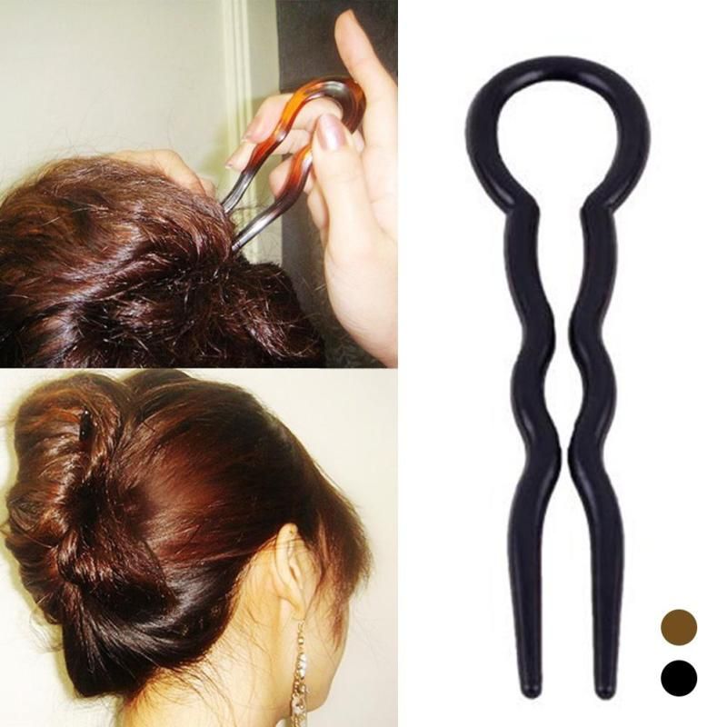 Set Diy Hair Styling Clip Tool French Twist U Shaped Waved Hair