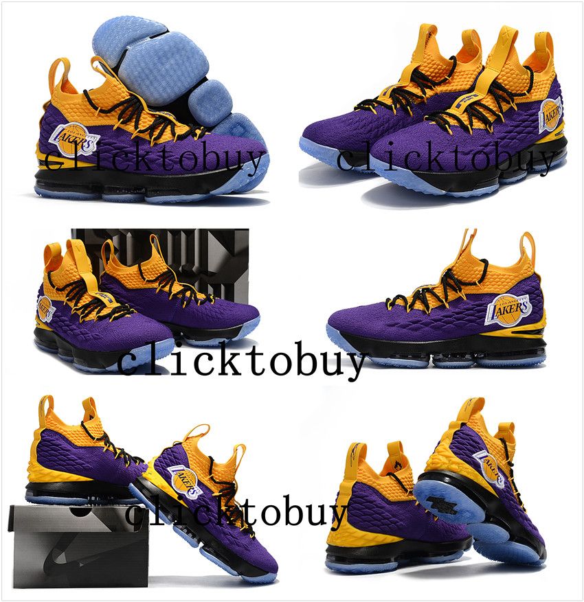 lebron 15 lakers shoes