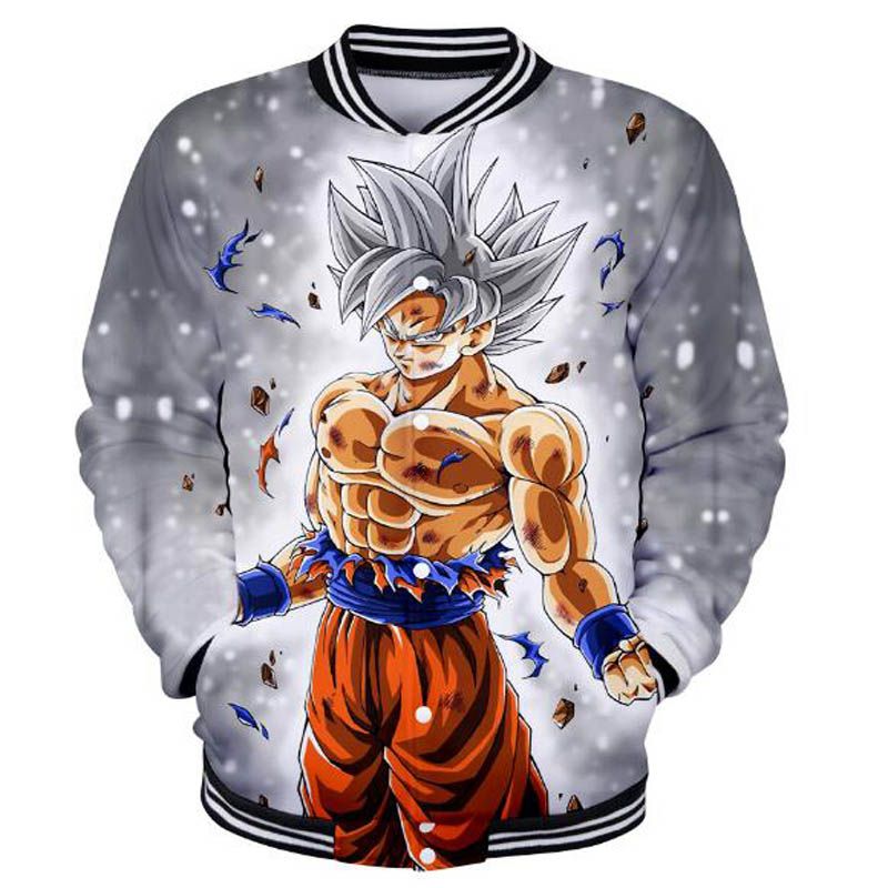 Sudadera Anime Dragon Ball Super Saiyan Goku Impresión 3d Sudadera Anime Dragon Ball Super Saiyan Goku Impresión 3d