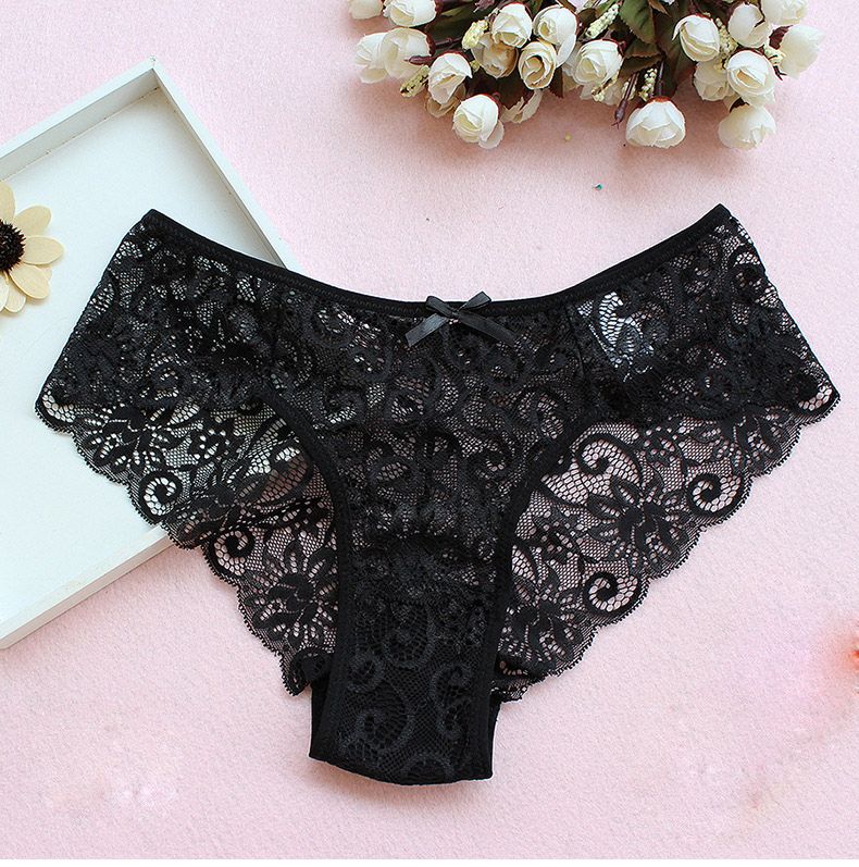 Compra Interior De Las Mujeres Resume Las Bragas De La Ropa Interior  Atractiva Del Cordón Del Verano Bajo La Cintura Mujer Ata Para La Señora  Negro Blanco Barato | Entrega Rápida Y