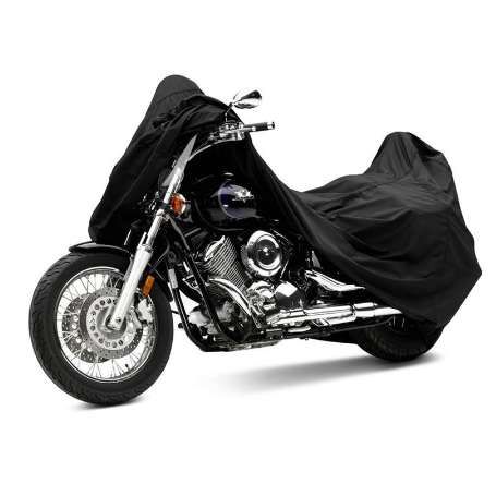 motorcycle with rain cover