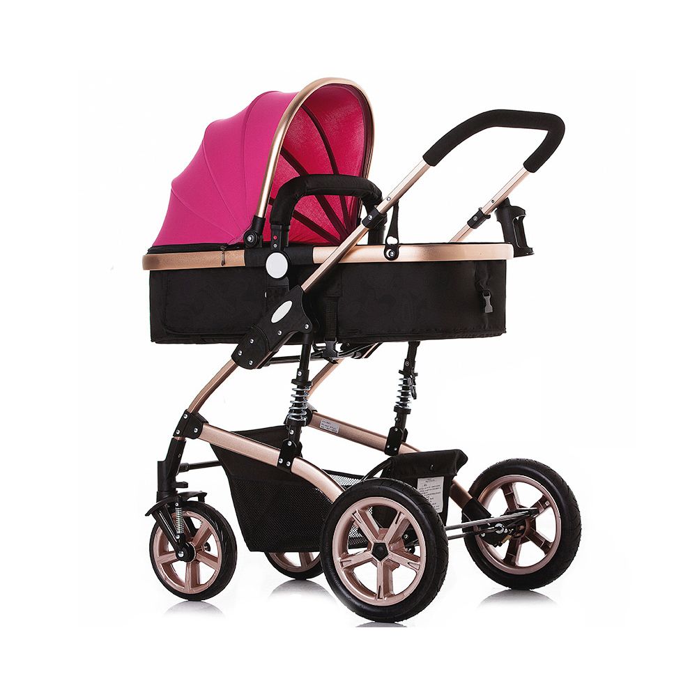 stroller with baby carrier