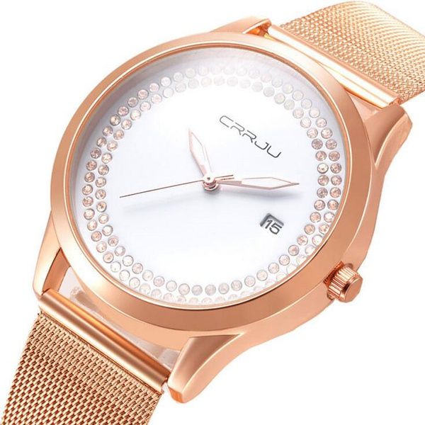 diamond studded watches for women