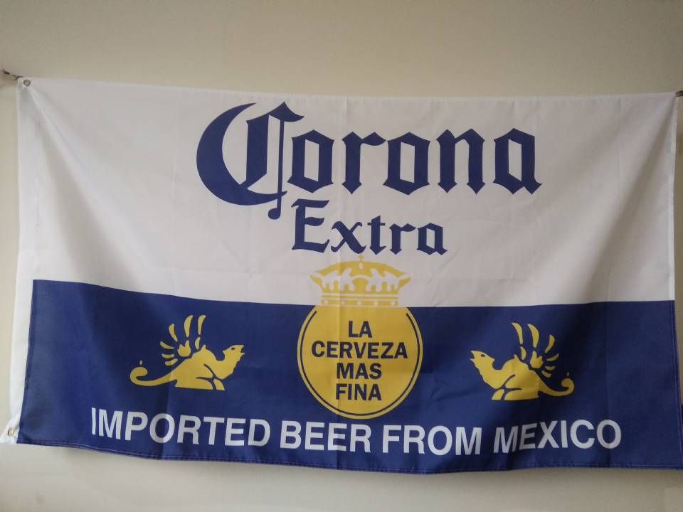 2020 Corona Extra Beer Flag 90 X 150 Cm Polyester Bar