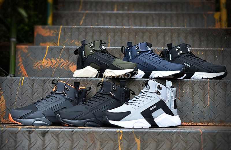 Galantería embrague Año 2018 Air Huarache 6 X Acronym City MID Leather High Top Huaraches Mens  Trainers Running Shoes Men Huraches Zapatos Hurache Sneakers From  Hitalk520, $91.71 | DHgate Israel