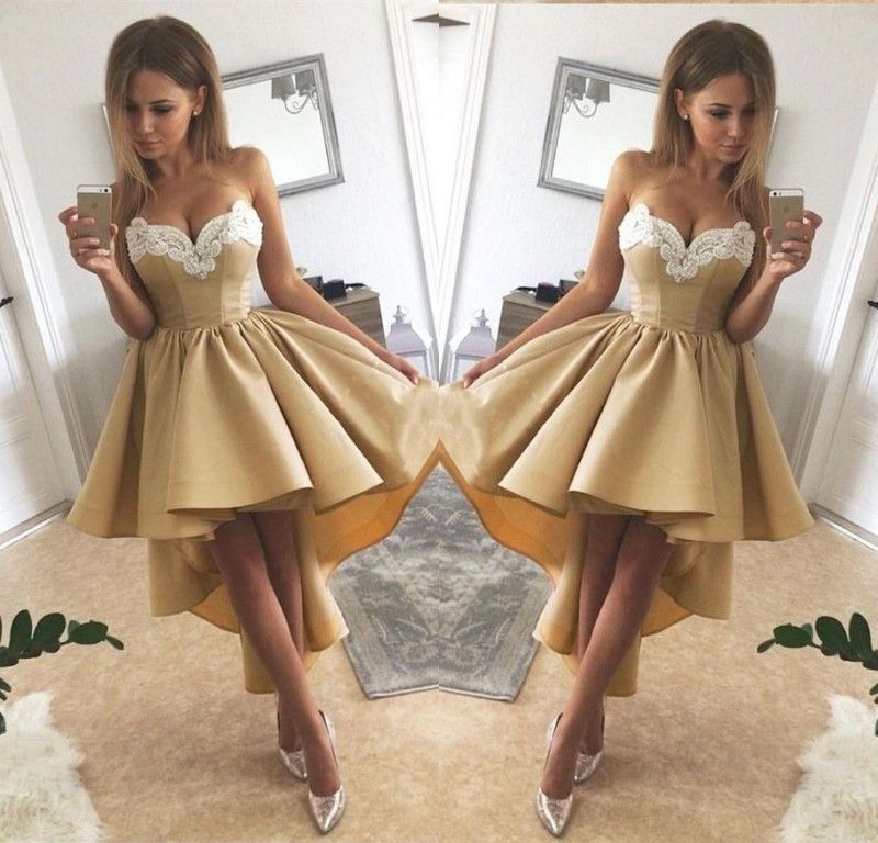 cocktail dress short front long back