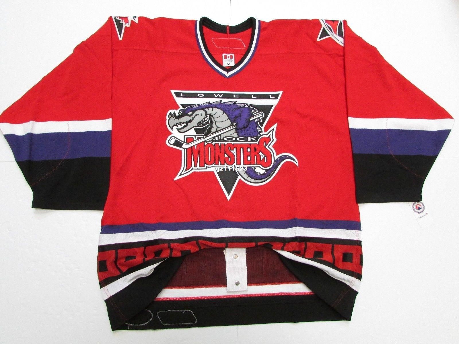 LOWELL LOCK MONSTERS Ice Hockey Jerseys 