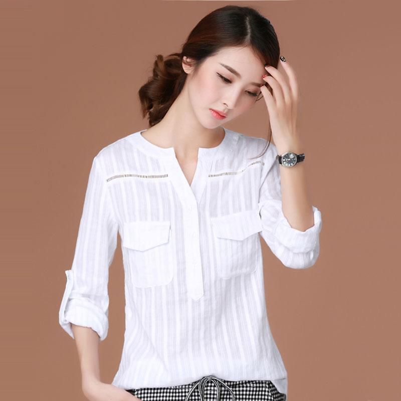 2021 Blusas Femininas 2018 E Camisas Long Sleeve Shirt Women Clothes White Blouse Plus Size Korean Fashion Clothing Chemise Femme From Jerry07, $13.06 | DHgate.Com