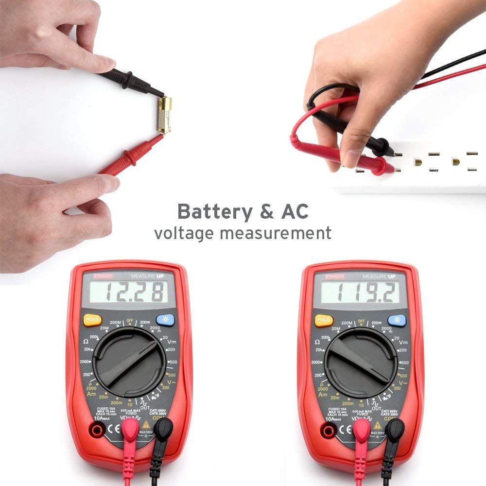 Digital Multimeters Electronic Voltage Meter Multimeter with Continuity Test