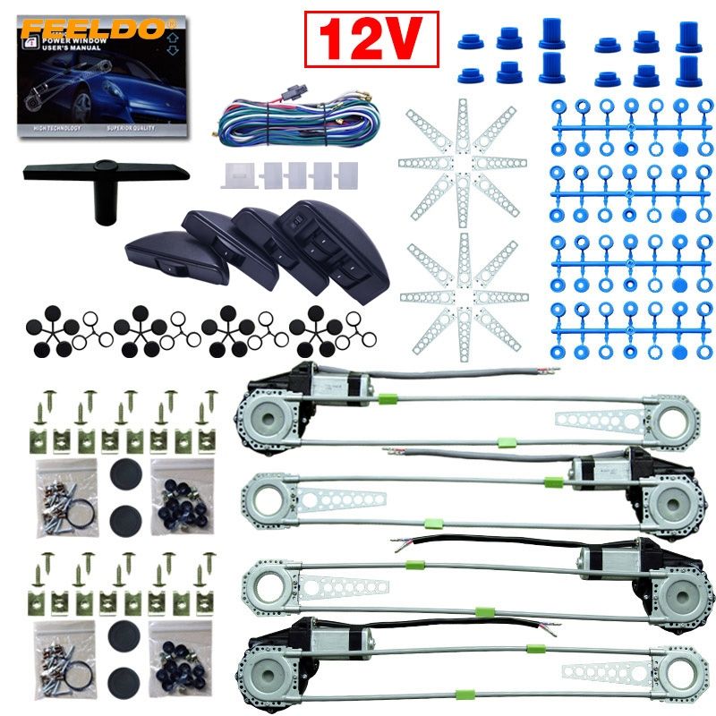 2019 Feeldo Universal Car Auto 4 Doors Moon Swithces With