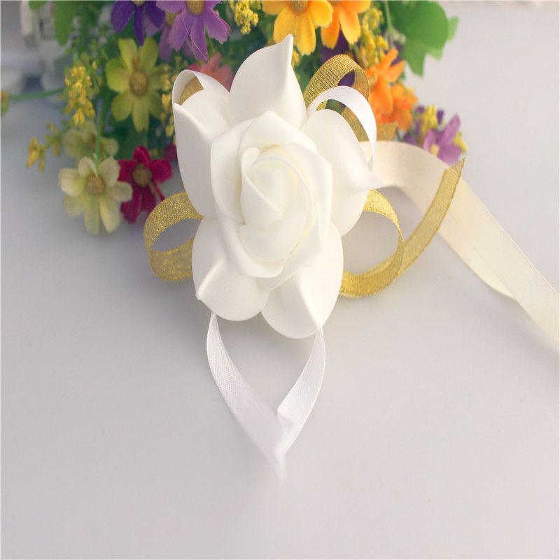 rose corsage bracelet
