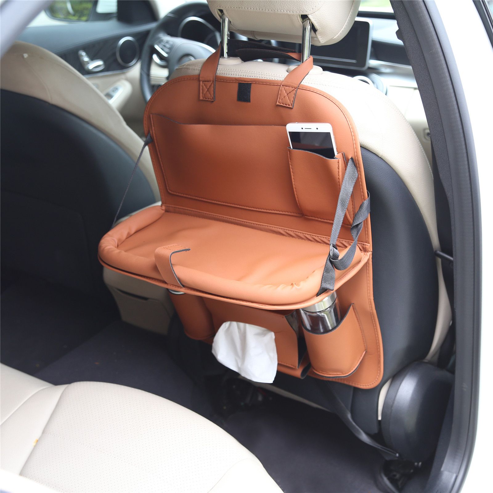 Wholesale Multi Function Car Back Seat Organizer Beverage Food