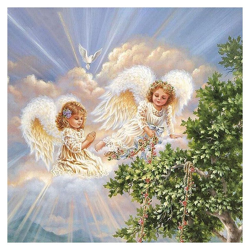 the-new-5d-diamond-draw-two-little-angel