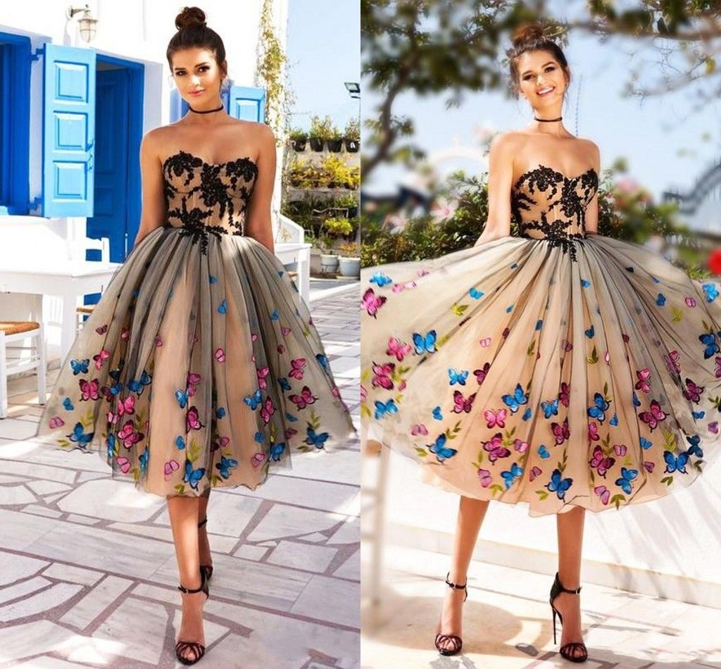 black spring formal dresses