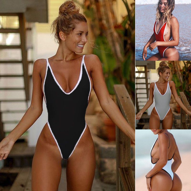 high waisted one piece swimwear