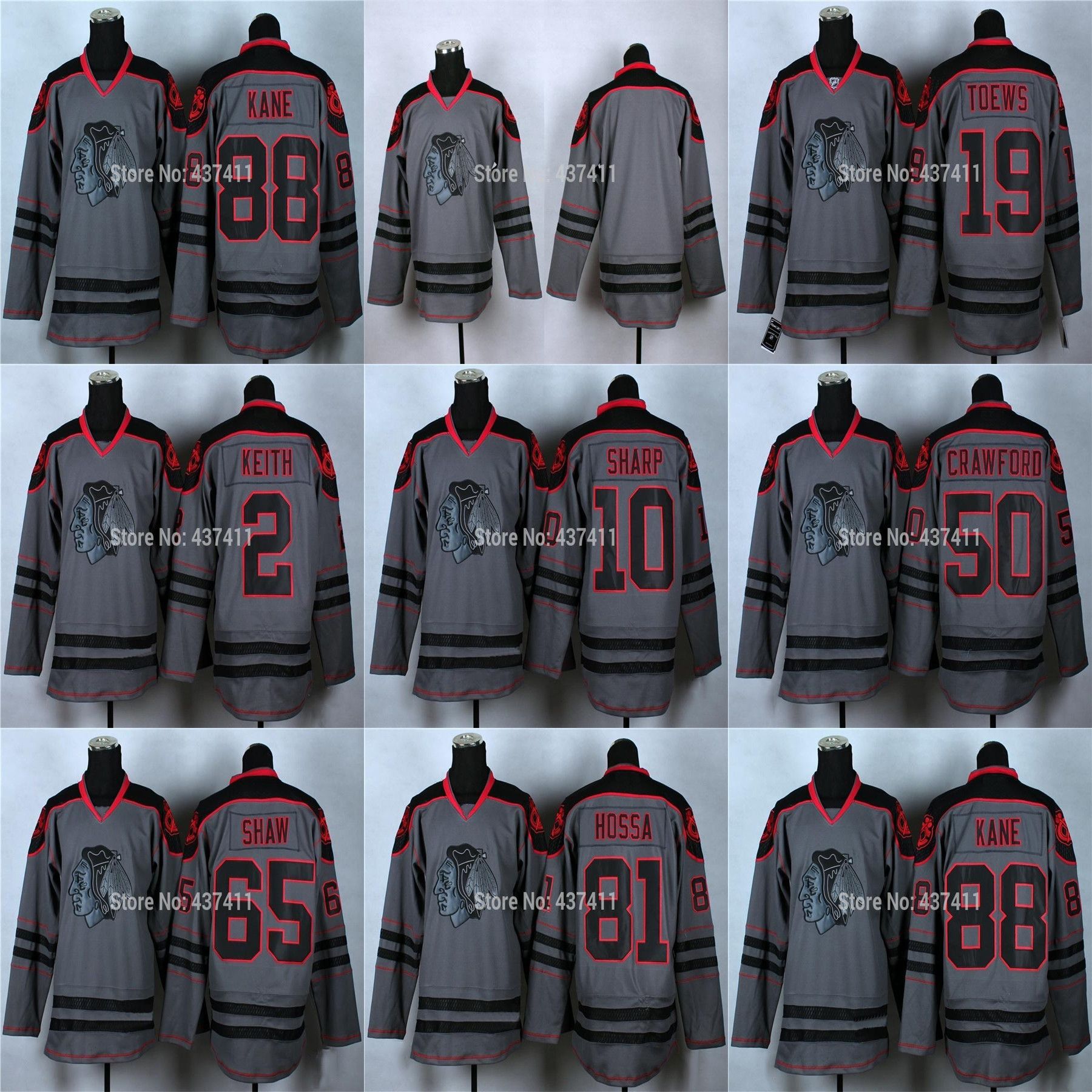 grey hockey jersey