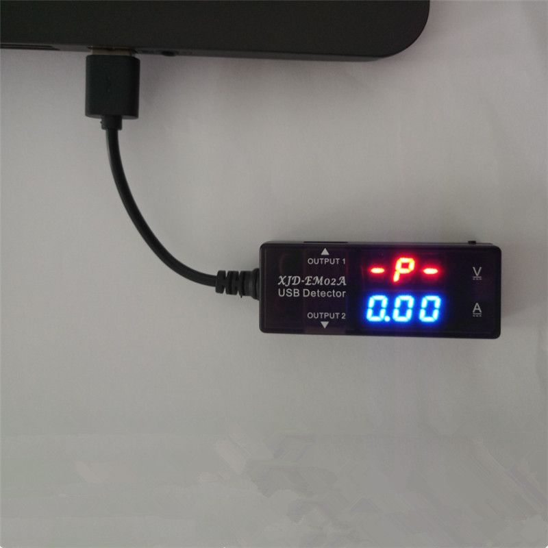 DEL USB Chargeur Docteur Tension Current Meter Testeur Puissance Détecteur Bleu Rouge