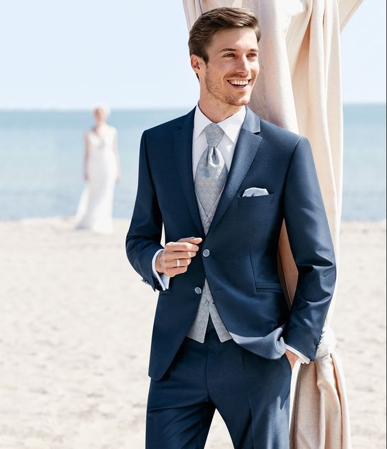 30+ Top Para Boda Azul Marino Traje De Novio