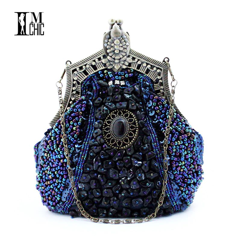 vintage beaded evening bolsas