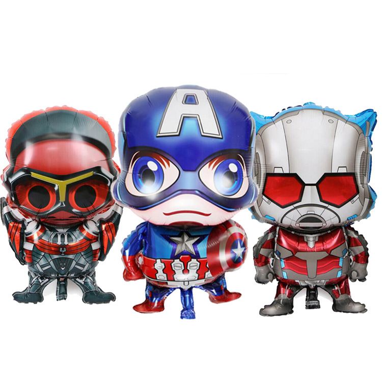 Acheter Pas Cher Petits Enfants Anniversaire Fete Decoration Ballon Idee Avengers Ballons Mylar Jouet Super Heros Captain America Superman Dessin Anime Theme Ballon Du 13 74 Fr Dhgate