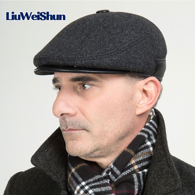 Acquista LWS Inverno Uomo Anziano Cappello Berretto Berretto Piatto Berretto  Piatto Uomo Lana Spessa Berretto Berretto Strillone Boina Vintage Plaid  Berretto Caldo S1020 A 20,97 € Dal Ruiqi08 | It.DHgate.Com