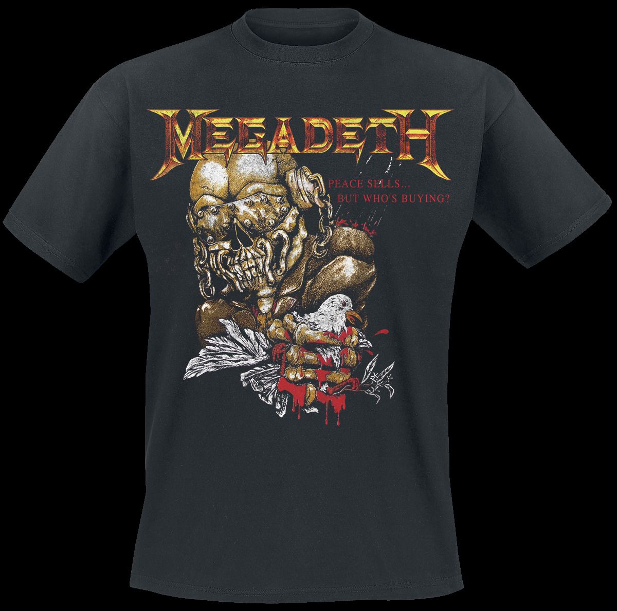megadeth peace sells t shirt