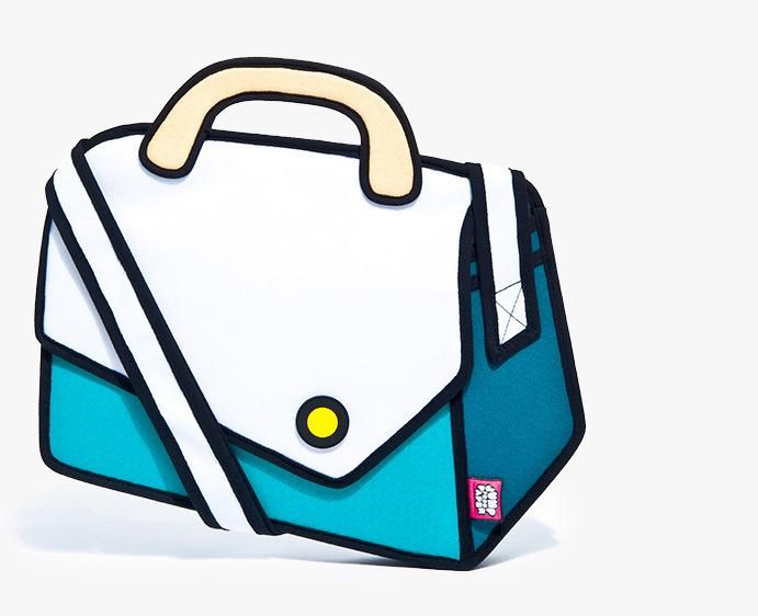 3d cartoon satchel