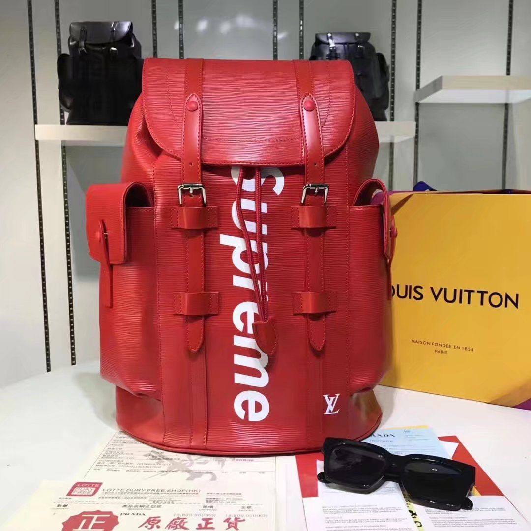 supreme lv bag price