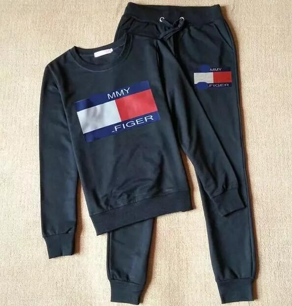Compre 2018 Nuevo Otono Sportsuits Mujer Sudadera Pantalones Marca