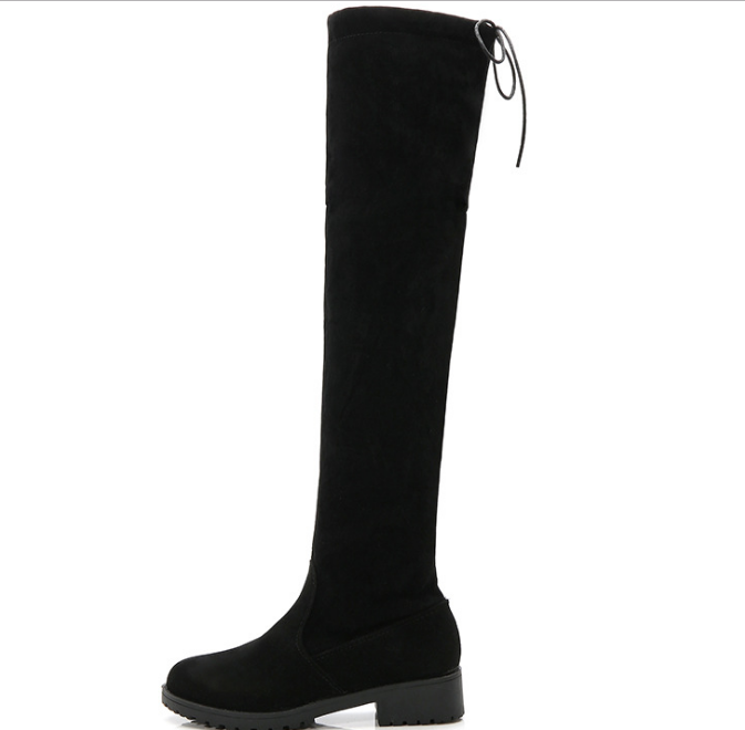 over the knee boots 2 inch heel