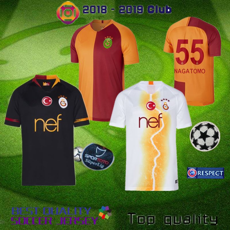 2019 camisetas de GOMIS BELHANDA FERNANDO FEGHOULI DONK Personalizado Naranja Negro Blanco