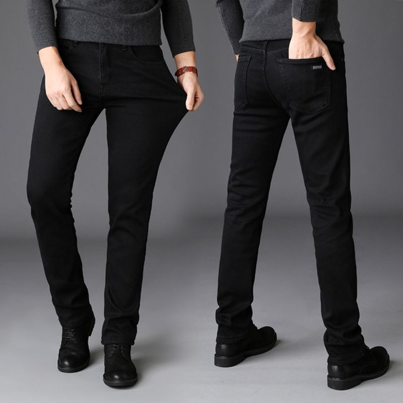 velvet black pants mens