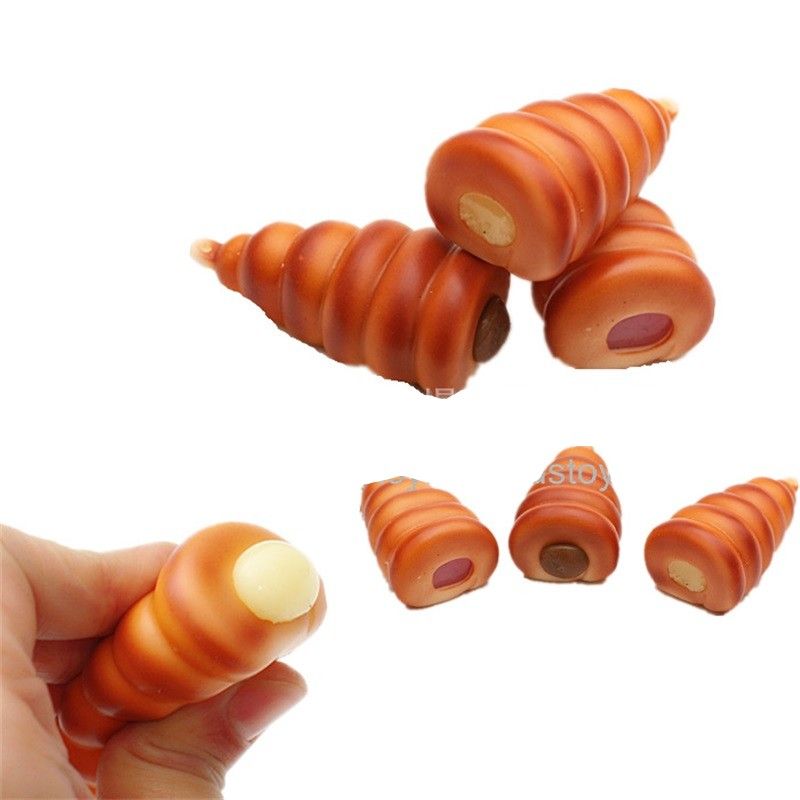 New Product PU Slow Rebound Toy Gashapon Squishy Squeeze Fun Sausage
