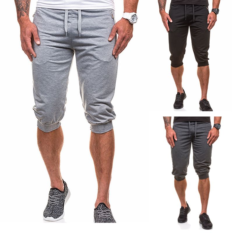 knee length joggers mens