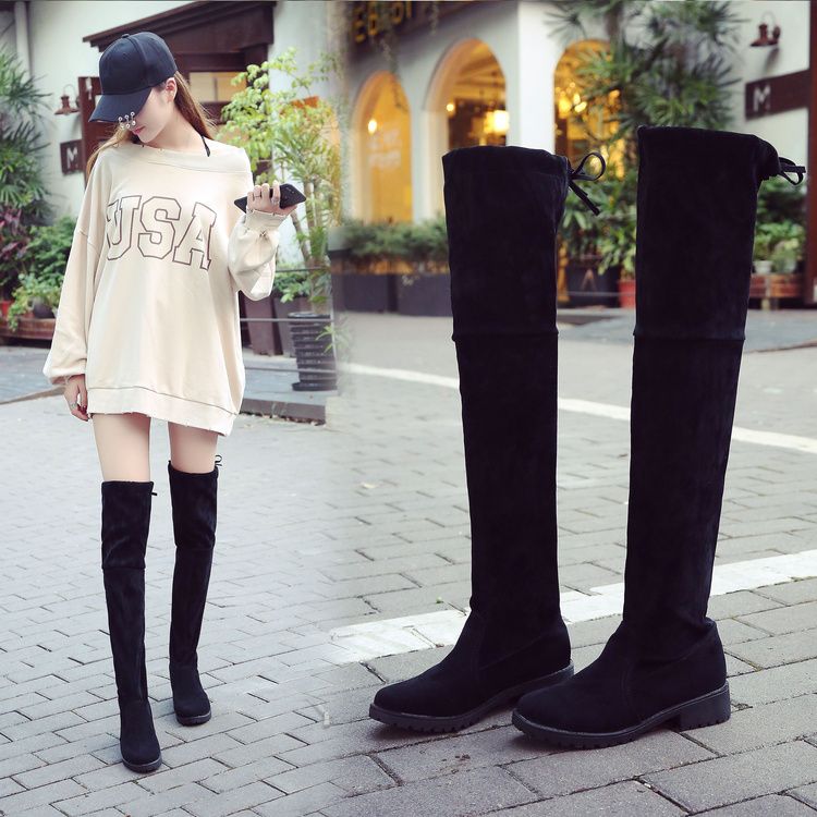 thigh high winter boots