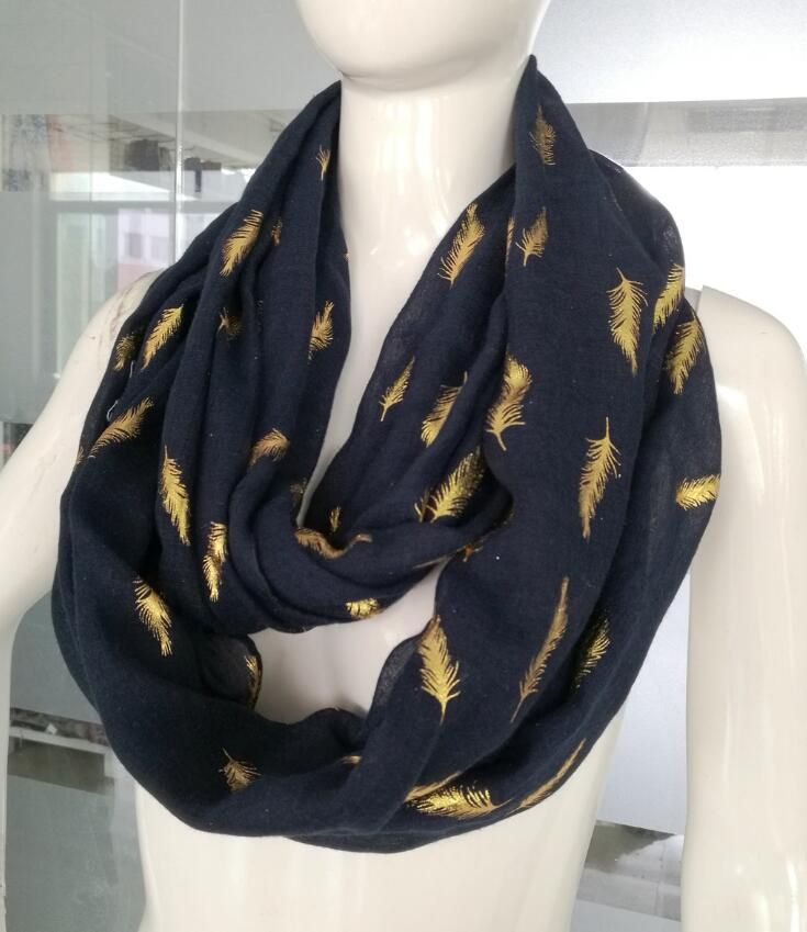 womens gold scarf