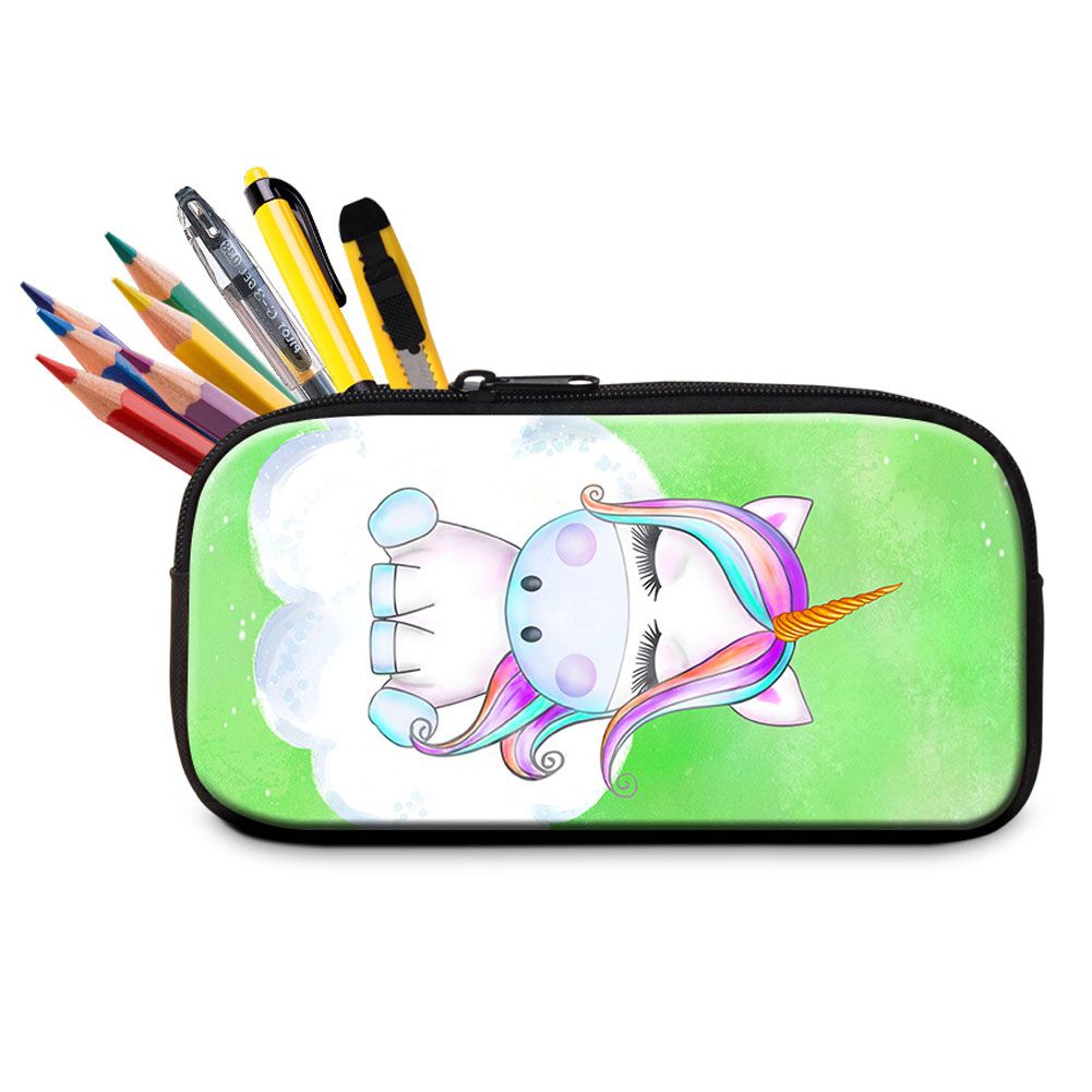 Cute Cartoon Unicorn Pattern Pencil Case For Girls Boys Small Zipper Pen Bag Box Custom Your Logo Design Pen Pouch School Office Supplies Cute Cartoon Unicorn Pattern Pencil Case For Girls Boys Small Zipper Pen Bag Box Custom Your Logo Design Pen Pouch School Office Supplies