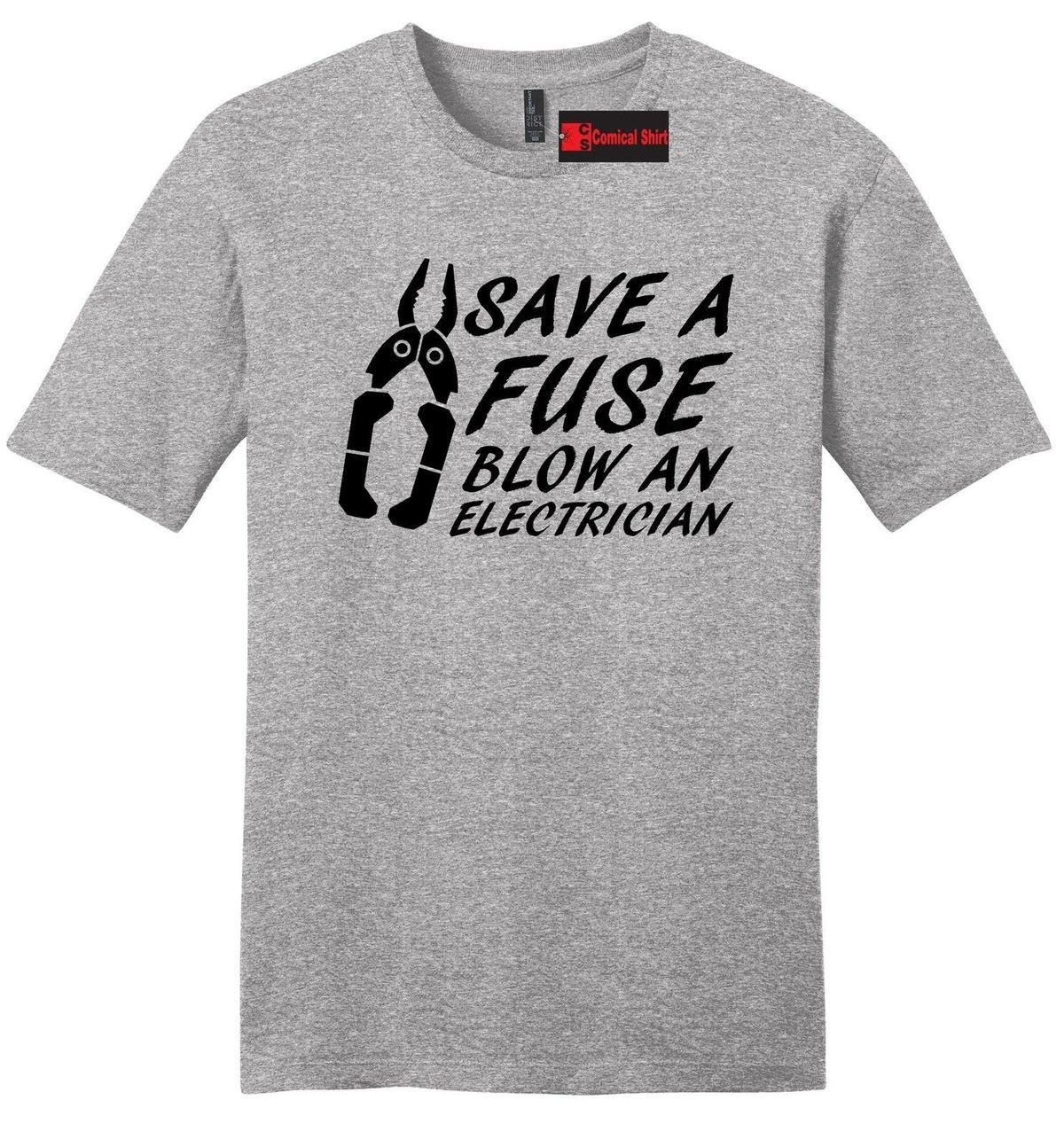 electrician t shirts funny